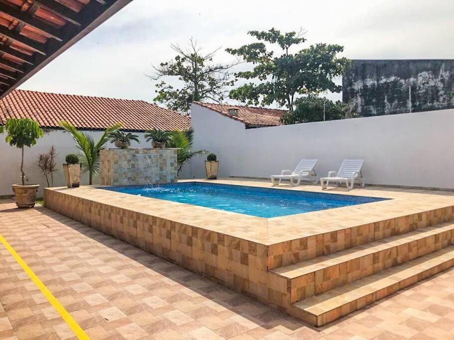 Casa Com Piscina Itanhaem Cibratel II Villa Екстериор снимка