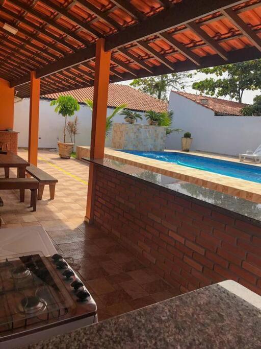 Casa Com Piscina Itanhaem Cibratel II Villa Екстериор снимка