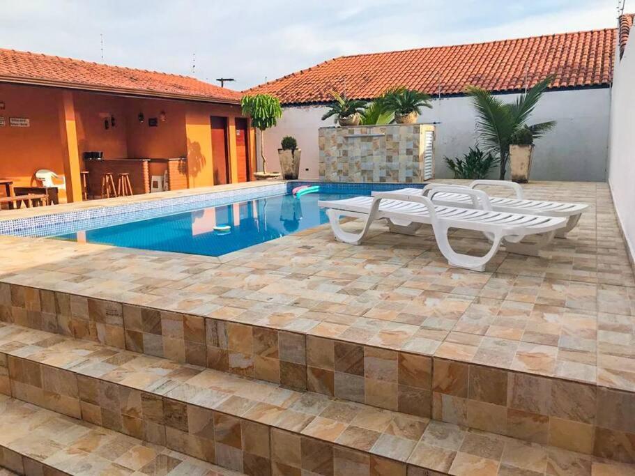 Casa Com Piscina Itanhaem Cibratel II Villa Екстериор снимка
