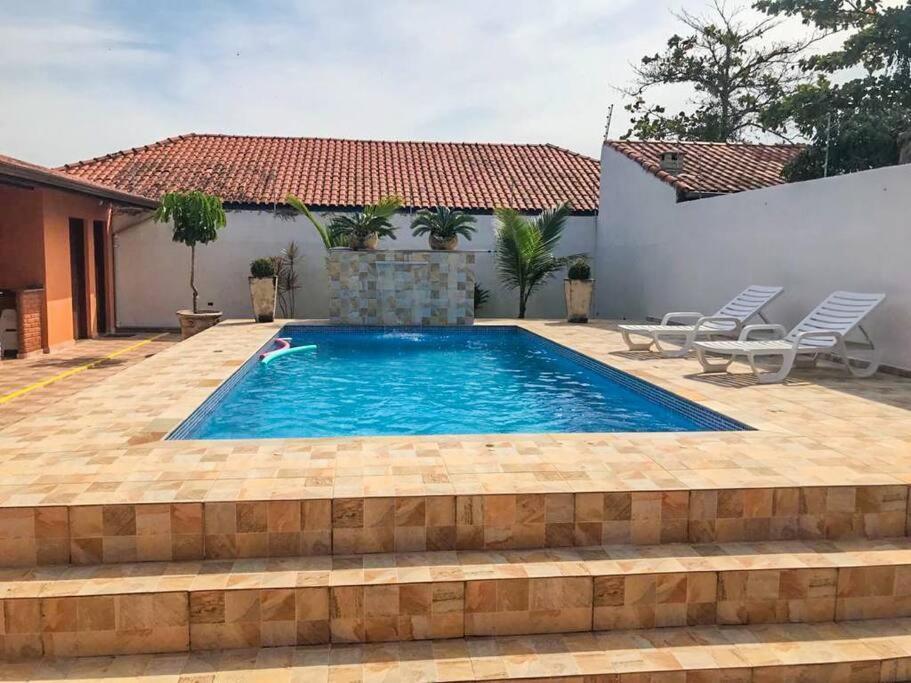 Casa Com Piscina Itanhaem Cibratel II Villa Екстериор снимка
